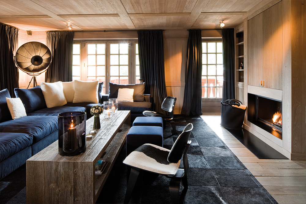 Chalet Chasseforet living area